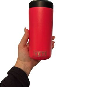 YETI Hot Pink 12 oz. can cooler